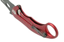 LionSteel L.E.One LE1-A-RB MagnaCut, Black, Red Aluminium, Couteau De Poche Karambit -Optimal Couteaux Magasin LI LE1 A RB 06 lionsteel