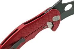 LionSteel L.E.One LE1-A-RB MagnaCut, Black, Red Aluminium, Couteau De Poche Karambit -Optimal Couteaux Magasin LI LE1 A RB 07 lionsteel