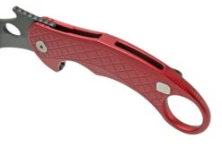 LionSteel L.E.One LE1-A-RB MagnaCut, Black, Red Aluminium, Couteau De Poche Karambit -Optimal Couteaux Magasin LI LE1 A RB 08 lionsteel