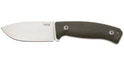 LionSteel M2M CVG Green Canvas Micarta Couteau Fixe