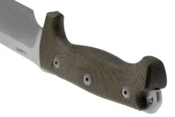 LionSteel M7 CVG Satin, Green Canvas Micarta Couteau Fixe, Molletta Design -Optimal Couteaux Magasin LI M7 CVG 04 lionsteel