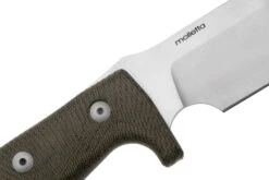 LionSteel M7 CVG Satin, Green Canvas Micarta Couteau Fixe, Molletta Design -Optimal Couteaux Magasin LI M7 CVG 05 lionsteel