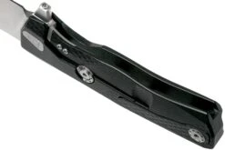 LionSteel ROK Satin Black Aluminium ROK A BS Couteau De Poche -Optimal Couteaux Magasin LI ROK A BS 06 lionsteel rok