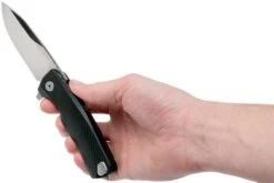 LionSteel ROK Satin Black Aluminium ROK A BS Couteau De Poche -Optimal Couteaux Magasin LI ROK A BS 09 lionsteel rok