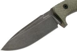 LionSteel T5B-CVG Green Canvas Micarta Black Couteau Fixe -Optimal Couteaux Magasin LI T5B CVG 03 lionsteel