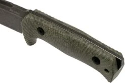 LionSteel T5B-CVG Green Canvas Micarta Black Couteau Fixe -Optimal Couteaux Magasin LI T5B CVG 05 lionsteel