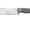 Lionsteel T6 Satin, Black Canvas Micarta T6-CVB Couteau Fixe