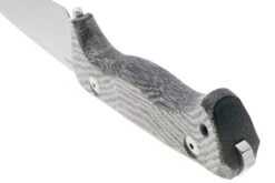 Lionsteel T6 Satin, Black Canvas Micarta T6-CVB Couteau Fixe -Optimal Couteaux Magasin LI T6 CVB 04 lionsteel