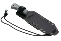 Lionsteel T6 Satin, Black Canvas Micarta T6-CVB Couteau Fixe -Optimal Couteaux Magasin LI T6 CVB 06 lionsteel