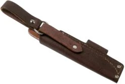 LT Wright Bushcrafter HC, 1075, Matte Natural Micarta, Leather Sheath, Couteau De Bushcraft -Optimal Couteaux Magasin LT BHC NM LS 07 lt wright