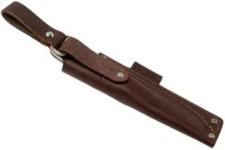 LT Wright GNS Scandi Grind, O1, Matte Green Micarta, Red Liners, Leather Sheath, Couteau De Bushcraft -Optimal Couteaux Magasin LT GNS SC GM RL LS 07 lt wright