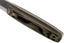 LT Wright Pronghorn, O1, Matte Python Micarta, Leather Sheath, Couteau De Bushcraft -Optimal Couteaux Magasin LT PH PYM LS 05 lt wright