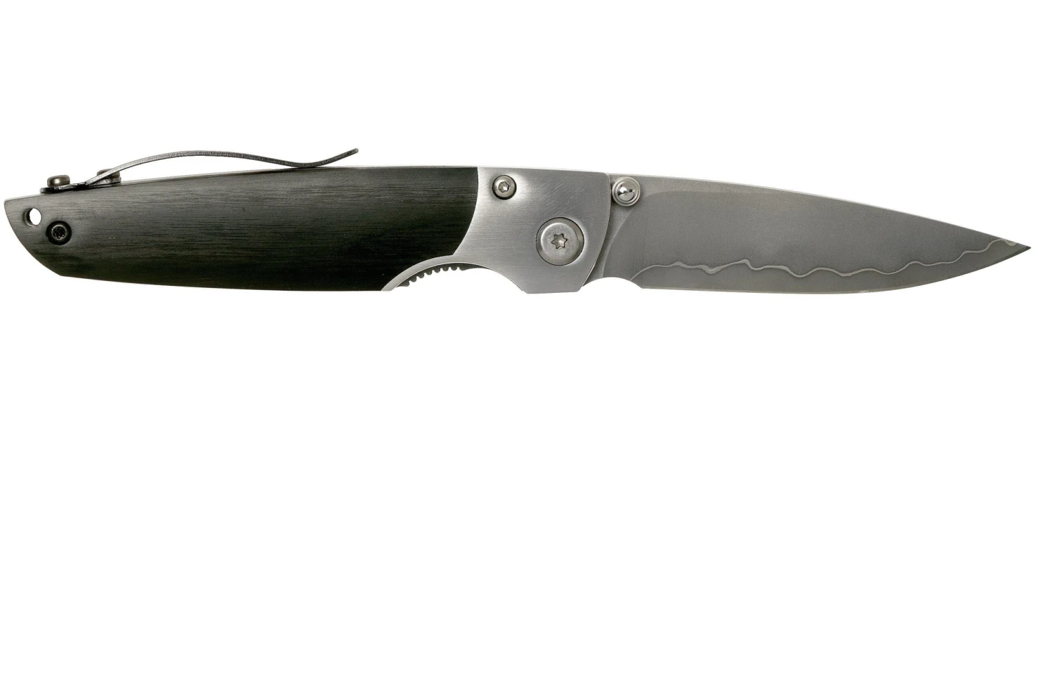 Mcusta MC-144G Shinra Mixture Teana, Black Pakkawood, Couteau De Gentleman 2 Mcusta MC-144G Shinra Mixture Teana, Black Pakkawood, Couteau De Gentleman – Image 2