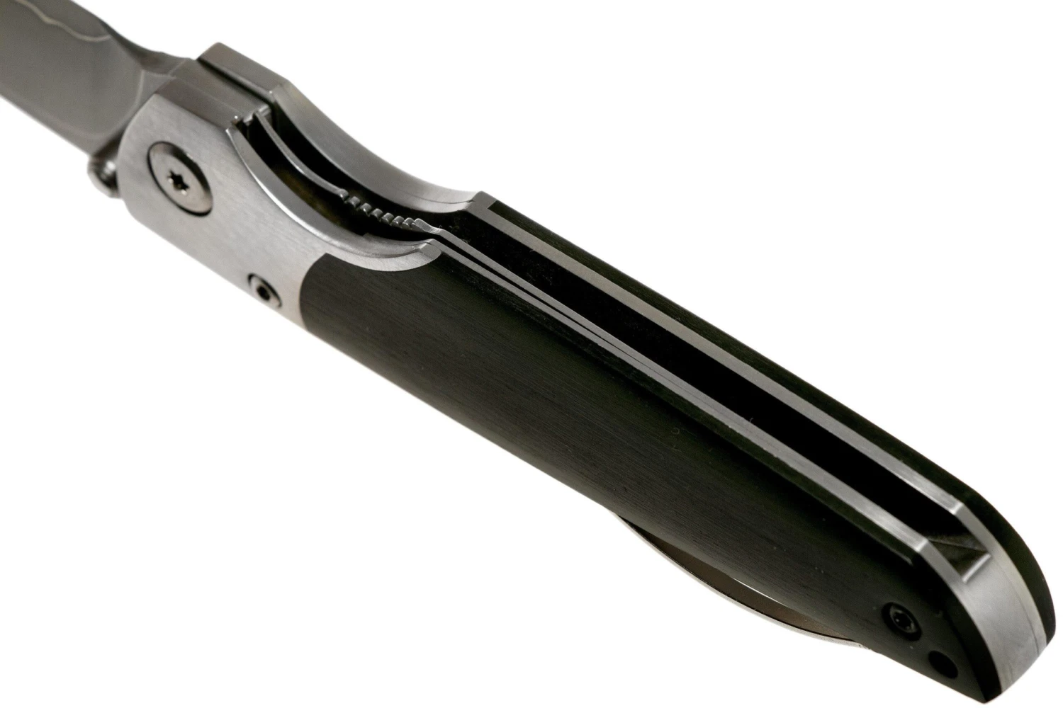 Mcusta MC-144G Shinra Mixture Teana, Black Pakkawood, Couteau De Gentleman 5 Mcusta MC-144G Shinra Mixture Teana, Black Pakkawood, Couteau De Gentleman – Image 5