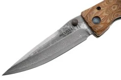 Mcusta MC-0182D Sengoku Toyotomi Hideyoshi, Yellow Pakkawood, Couteau De Gentleman -Optimal Couteaux Magasin MC 0182D 03 mcusta