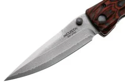 Mcusta MC-0183D Sengoku Tokugawa Ieyasu, Red Pakkawood Handle, Couteau De Gentleman -Optimal Couteaux Magasin MC 0183D 03 mcusta