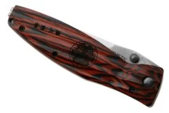 Mcusta MC-0183D Sengoku Tokugawa Ieyasu, Red Pakkawood Handle, Couteau De Gentleman -Optimal Couteaux Magasin MC 0183D 06 mcusta