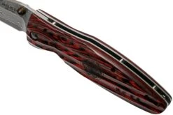 Mcusta MC-0183D Sengoku Tokugawa Ieyasu, Red Pakkawood Handle, Couteau De Gentleman -Optimal Couteaux Magasin MC 0183D 07 mcusta