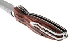 Mcusta MC-0183G Sengoku Tokugawa Ieyasu SPG2, Red Pakkawood, Couteau De Gentleman -Optimal Couteaux Magasin MC 0183G 04 mcusta