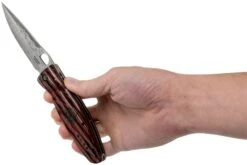 Mcusta MC-0183G Sengoku Tokugawa Ieyasu SPG2, Red Pakkawood, Couteau De Gentleman -Optimal Couteaux Magasin MC 0183G 08 mcusta