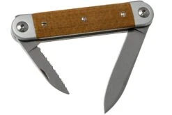 Maserin 60° Knife Sessantesimo 195/MCG Yellow Micarta Couteau De Poche -Optimal Couteaux Magasin ME 195 MCG 02 maserin