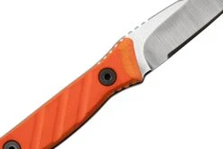 Medford Necromancer S35VN Tumbled Blade, Orange G10 Handle, Couteau De Cou -Optimal Couteaux Magasin MF 22 NM 04 05 medford