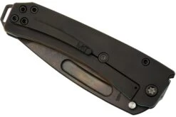 Medford Midi Marauder, S45VN Vulcan Tanto Blade, PVD Handle, Brushed Pen Flamed Grooves Scallops, Couteau De Poche -Optimal Couteaux Magasin MF 23 MM 02 07 medford