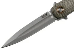 MKM Flame Dagger FL02-GCT Green Canvas Micarta Couteau De Poche, Michael Zieba Design 10 MKM Flame Dagger FL02-GCT Green Canvas Micarta Couteau De Poche, Michael Zieba Design -Optimal Couteaux Magasin MMK FL02 GCT 03 mkm knives