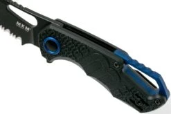 MKM Isonzo FX03-1PBK Hawkbill Serrated Black FRN Couteau De Poche, Jesper Voxnaes Design -Optimal Couteaux Magasin MMK FX03 1PBK 07 mkm knives