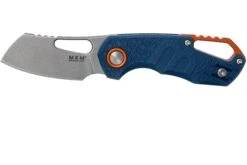 MKM Isonzo FX03-2PBL Cleaver Blue FRN Couteau De Poche, Jesper Voxnaes Design