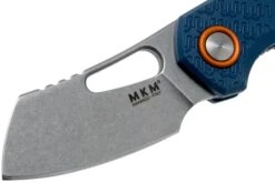MKM Isonzo FX03-2PBL Cleaver Blue FRN Couteau De Poche, Jesper Voxnaes Design -Optimal Couteaux Magasin MMK FX03 2PBL 03 mkm knives