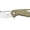 MKM Isonzo FX03M-1GC Hawkbill M390, Green Canvas Micarta Couteau De Poche, Jesper Voxnaes Design