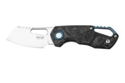 MKM Isonzo FX03M-2CM Cleaver Marble Carbon Fiber, Couteau De Poche, Jesper Voxnaes Design