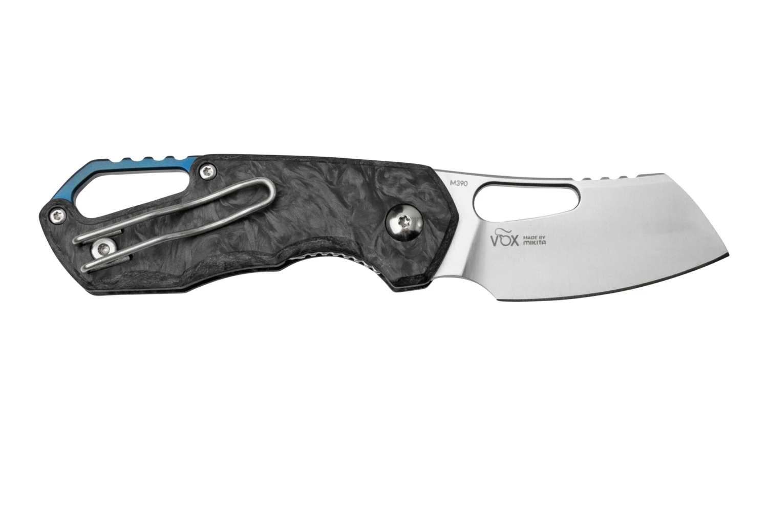 MKM Isonzo FX03M-2CM Cleaver Marble Carbon Fiber, Couteau De Poche, Jesper Voxnaes Design 2 MKM Isonzo FX03M-2CM Cleaver Marble Carbon Fiber, Couteau De Poche, Jesper Voxnaes Design – Image 2