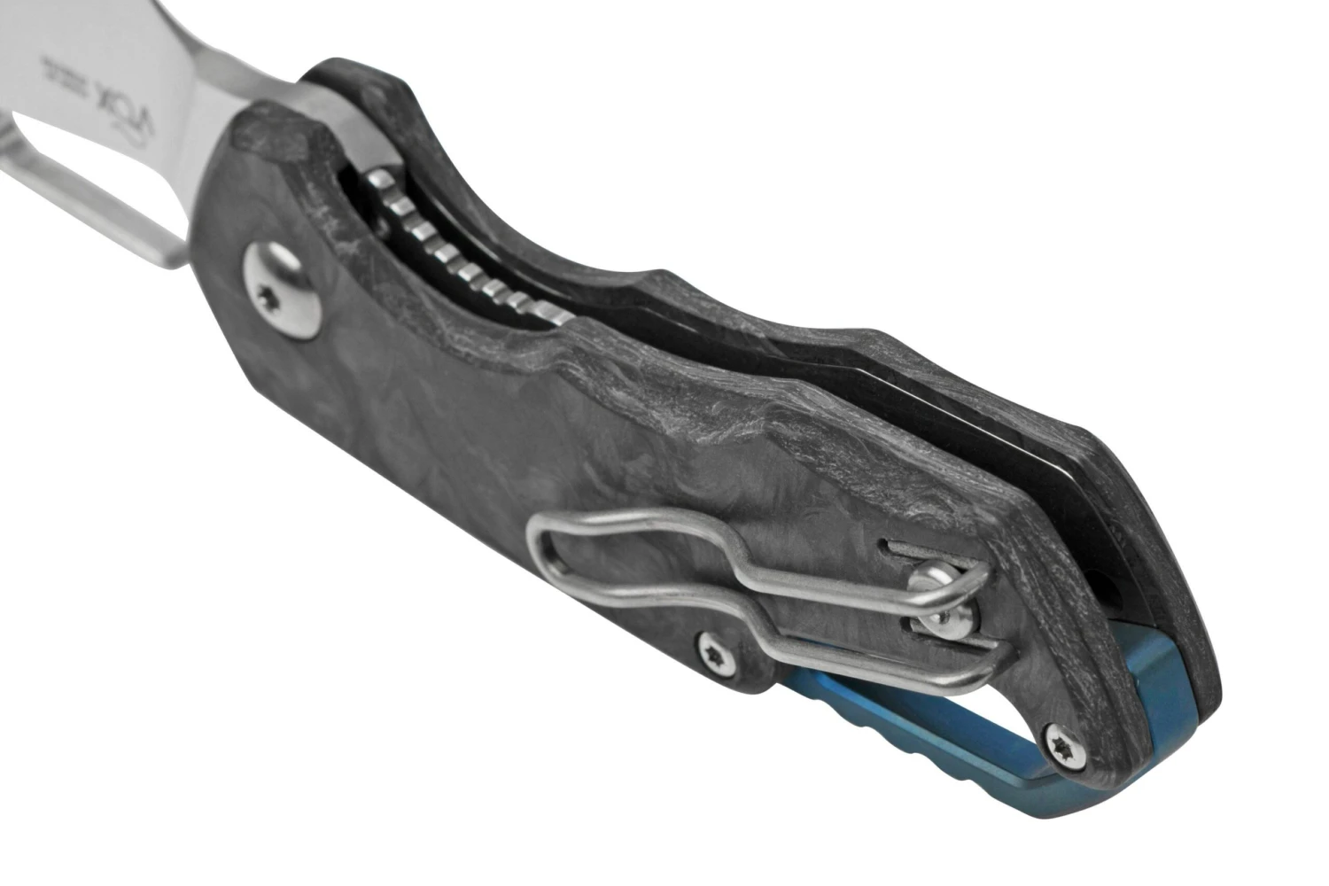 MKM Isonzo FX03M-2CM Cleaver Marble Carbon Fiber, Couteau De Poche, Jesper Voxnaes Design 4 MKM Isonzo FX03M-2CM Cleaver Marble Carbon Fiber, Couteau De Poche, Jesper Voxnaes Design – Image 4