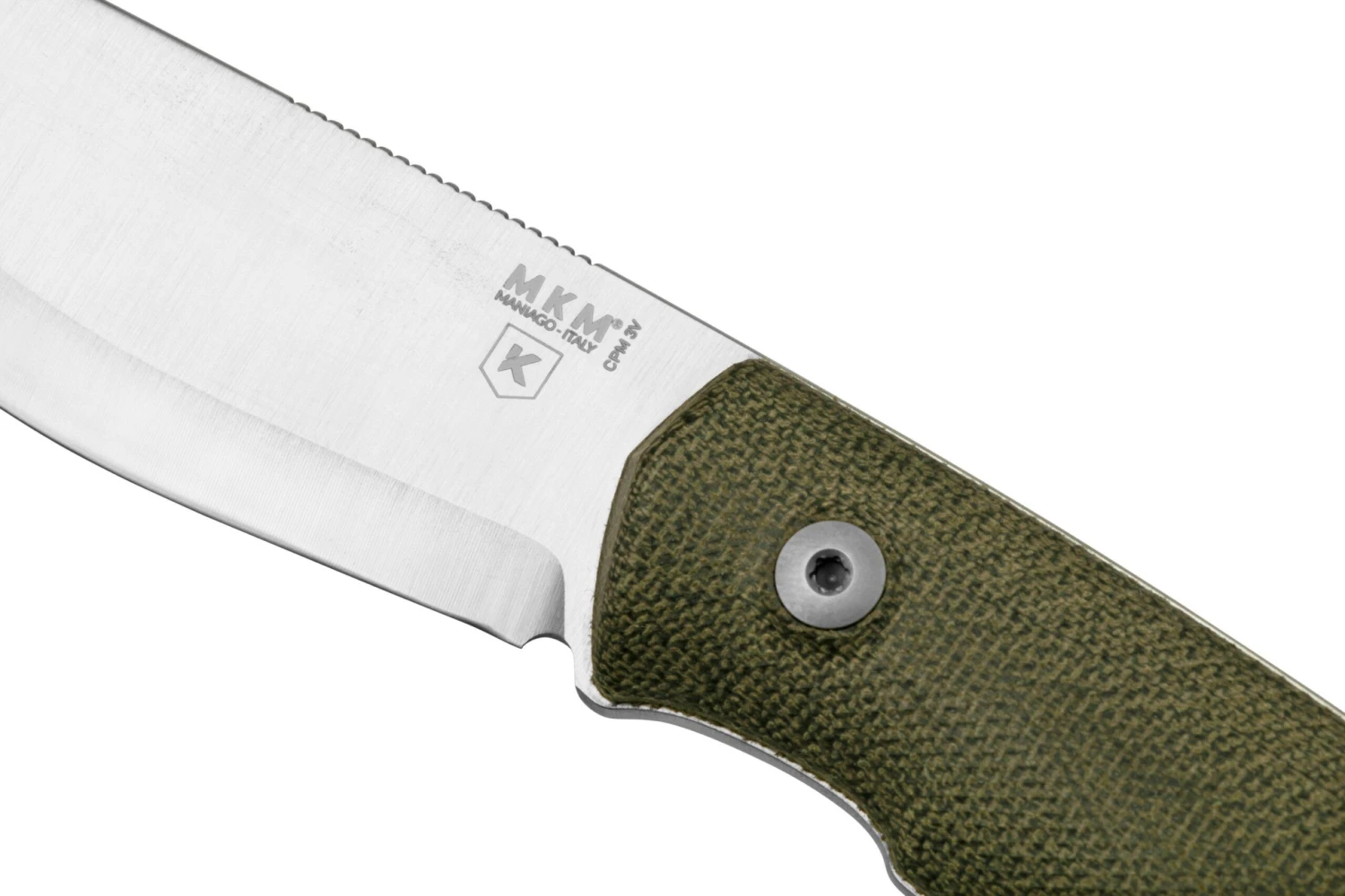 MKM Normar CPM 3V Green Micarta, Knivesandtools Exclusive, Couteau De Bushcraft 6 MKM Normar CPM 3V Green Micarta, Knivesandtools Exclusive, Couteau De Bushcraft – Image 6