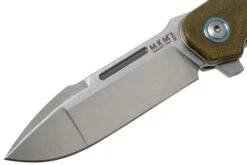 MKM Clap LS01-GC Green Canvas Micarta Couteau De Poche, Bob Terzuola Design -Optimal Couteaux Magasin MMK LS01 GC 03 mkm knives
