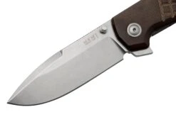 MKM Maximo MM-BUCT Burgundy Canvas Micarta, Couteau De Poche, Bob Terzuola Design -Optimal Couteaux Magasin MMK MM BUCT 03 mkm