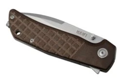 MKM Maximo MM-BUCT Burgundy Canvas Micarta, Couteau De Poche, Bob Terzuola Design -Optimal Couteaux Magasin MMK MM BUCT 06 mkm