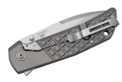 MKM Maximo MM-BUCT Burgundy Canvas Micarta, Couteau De Poche, Bob Terzuola Design -Optimal Couteaux Magasin MMK MM BUCT 07 mkm