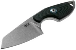 MKM Mikro 2 Wharncliffe, Stonewashed Black G10 Couteau De Cou, Jesper Voxnaes Design -Optimal Couteaux Magasin MMK MR02 GBK 03 mkm knives