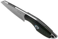 MKM Mikro 2 Wharncliffe, Stonewashed Black G10 Couteau De Cou, Jesper Voxnaes Design -Optimal Couteaux Magasin MMK MR02 GBK 04 mkm knives