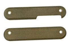 MKM Malga 6 Green Canvas Micarta Plaquettes De Manche