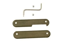 MKM Malga 6 Green Canvas Micarta Plaquettes De Manche 5 MKM Malga 6 Green Canvas Micarta Plaquettes De Manche -Optimal Couteaux Magasin MMK MXMP06 GC 03 mkm