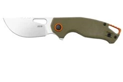 MKM Vincent VCN-GGS Satin N690CO, OD Green G10, Orange Aluminum, Couteau De Poche, Jesper Voxnaes Design