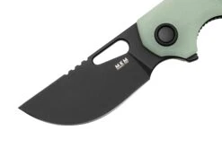 MKM Vincent VCN-GNB Black PVD N690CO, Jade G10, Black Aluminum, Couteau De Poche, Jesper Voxnaes Design -Optimal Couteaux Magasin MMK VCN GNB 03 mkm