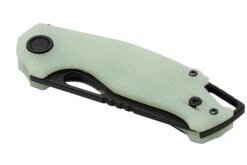 MKM Vincent VCN-GNB Black PVD N690CO, Jade G10, Black Aluminum, Couteau De Poche, Jesper Voxnaes Design -Optimal Couteaux Magasin MMK VCN GNB 06 mkm