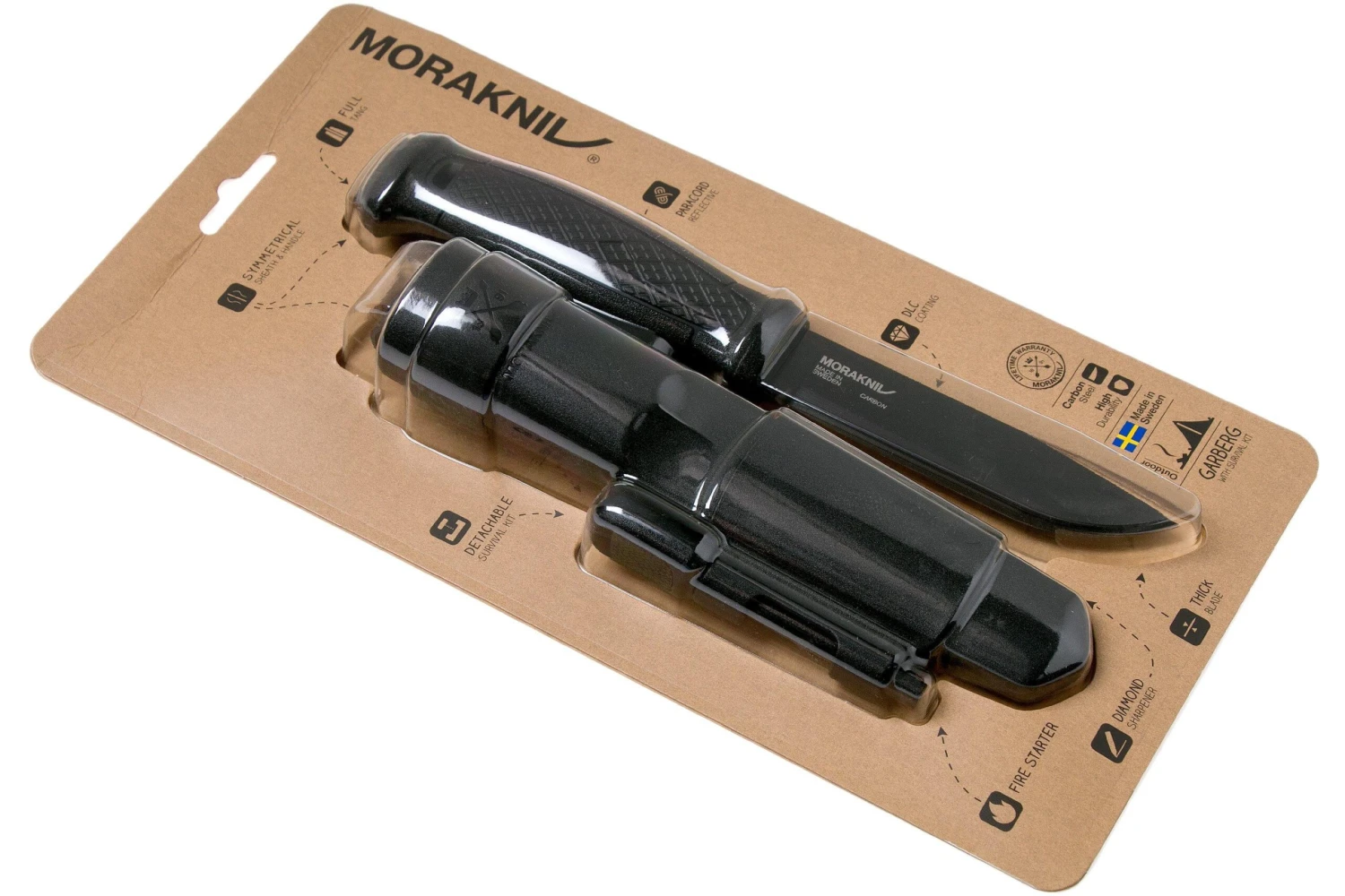 Morakniv Mora Garberg Black Carbon Couteau De Bushcraft 13915 Avec étui En Polymère Et Kit De Survie 9 Morakniv Mora Garberg Black Carbon Couteau De Bushcraft 13915 Avec étui En Polymère Et Kit De Survie – Image 9