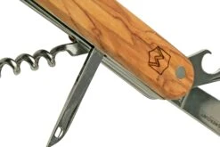 Mercury Multi-Tool Knife 913-7LC Olive Wood, 7 Fonctions, Couteau De Poche -Optimal Couteaux Magasin MY913 7LC 05 mercury