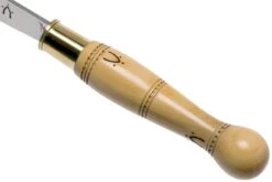 Nontron No. 22 Turning Ferrule, Boxwood, Ball Shape NN22BO Couteau De Poche -Optimal Couteaux Magasin NN22BO 06 nontron